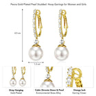 Hoop Dangle Earrings – Stylish & Elegant Designs | Peora