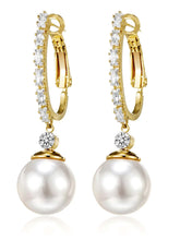 Mystical Moonlit Hoop Dangle Earrings