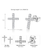Faith Inspired Jesus Cross Earrings