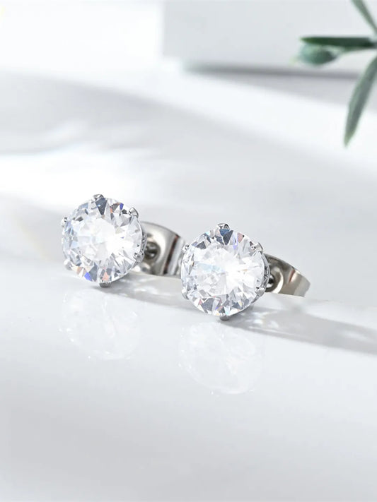 Peora Stone Stud Earrings – Sparkle That Elevates Your Everyday Look