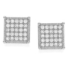 Peora Square Stud Earrings – Sleek Lines & Modern Charm