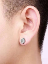 Dazzling CZ Round Stud Earrings