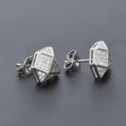 Peora Shape Stud Earrings – Stylish Geometric Elegance