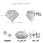 Peora Shape Stud Earrings – Stylish Geometric Elegance