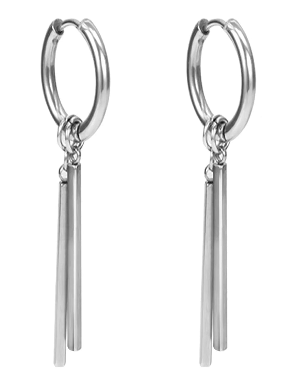Peora Stick Drop Earrings – Minimalist Elegance with a Modern Touch