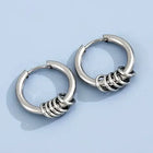 Peora Steel Hoop Earrings – Sleek & Durable Everyday Style