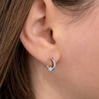 Peora Steel Hoop Earrings – Sleek & Durable Everyday Style