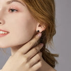 Peora Stone Stud Earrings – Elegant Sparkle for Every Occasion