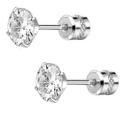 Peora Zirconia Stud Earrings – Sparkling Everyday Elegance