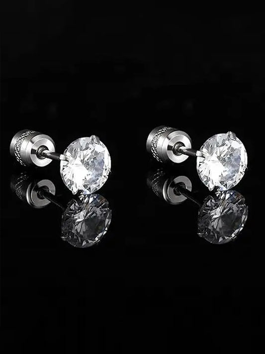 Peora Zirconia Stud Earrings – Sparkling Everyday Elegance