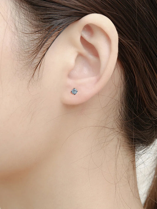 Peora Zirconia Stud Earrings – Sparkling Everyday Elegance