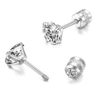 Peora Zirconia Stud Earrings – Sparkling Everyday Elegance