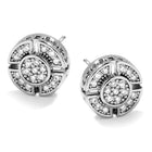 Peora Stud Round Earrings – Classic & Versatile Sparkle