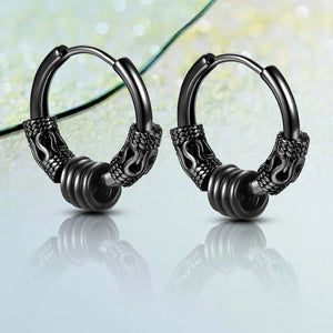 Sleek Stainless Steel Hoop Ear Hoops
