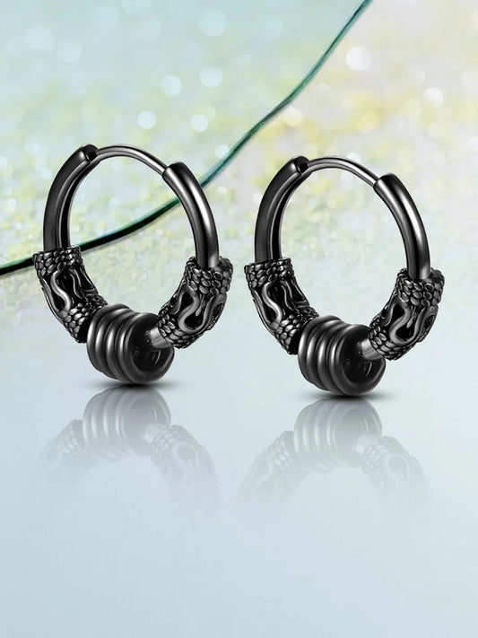 Peora Steel Hoop Ear Hoops – Durable & Stylish