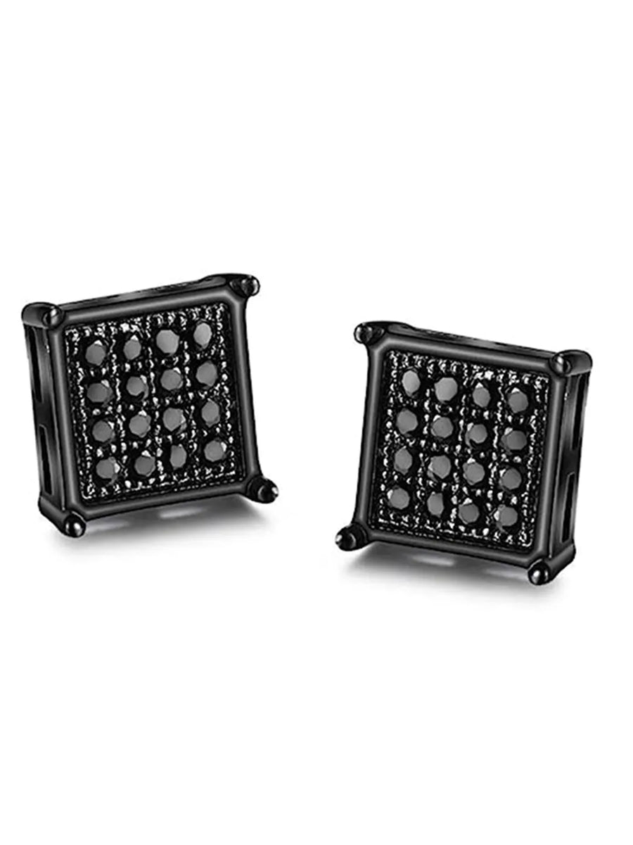 Peora Stone Stud Earrings – Elegant & Timeless Sparkle