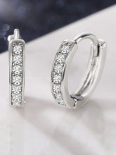 Minimal Silver Huggies Loops Earrings Combo