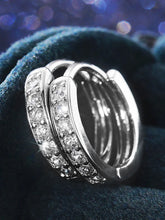 Minimal Silver Huggies Loops Earrings Combo