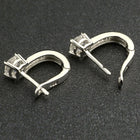 Minimal Silver Huggies Loops Earrings Combo