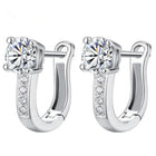 Minimal Silver Huggies Loops Earrings Combo