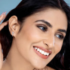 Shimmering Moonbeam Hoop Earrings