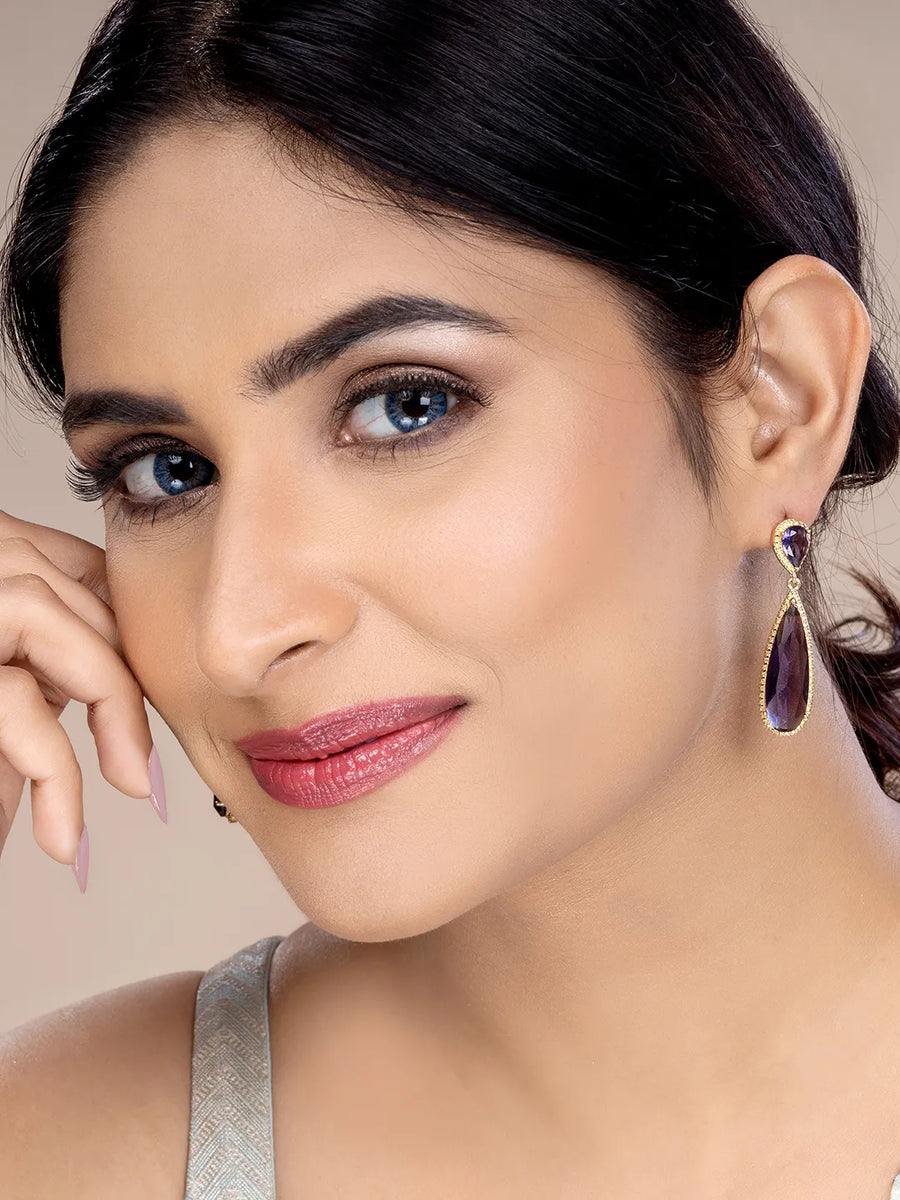 Mystic Dusky Charm Drop Earrings