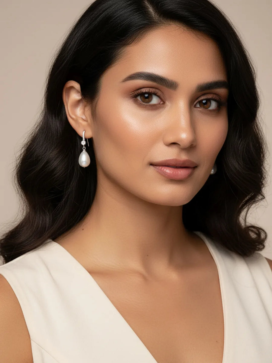 Glam Drops Earrings Sparkling Chic