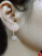 Twilight Spark Cubic Zirconia Hoops