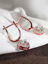 Twilight Spark Cubic Zirconia Hoops