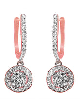 Twilight Spark Cubic Zirconia Hoops