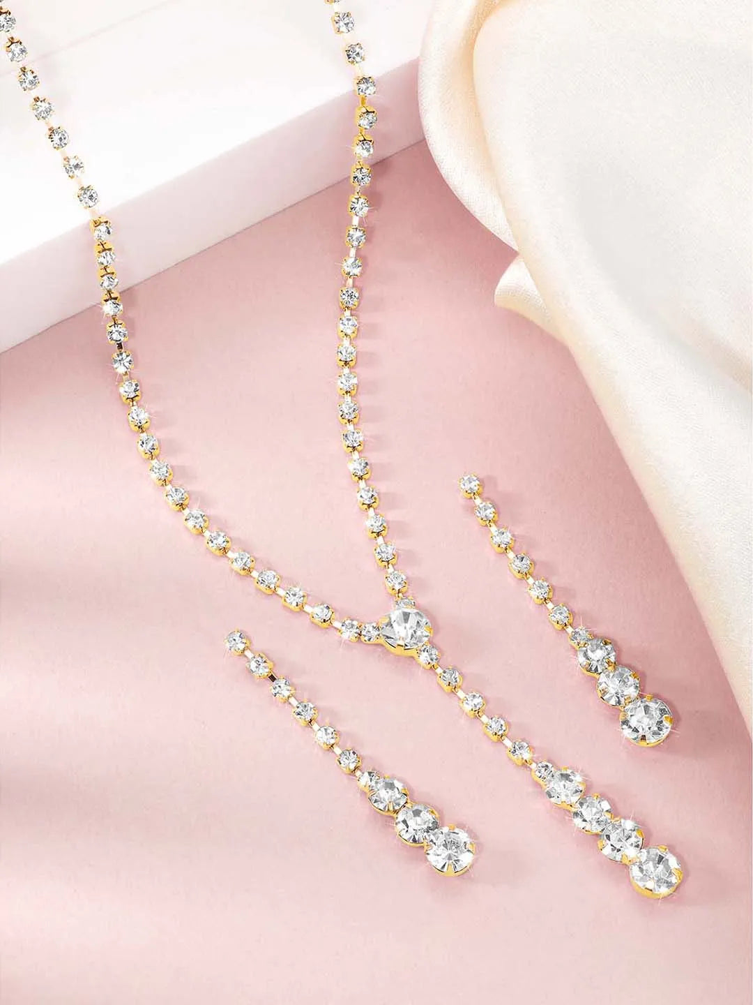 Fashionably Yours CZ Pendant Set