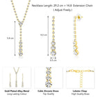 Peora Bliss Necklace Set – Radiance with Sophistication
