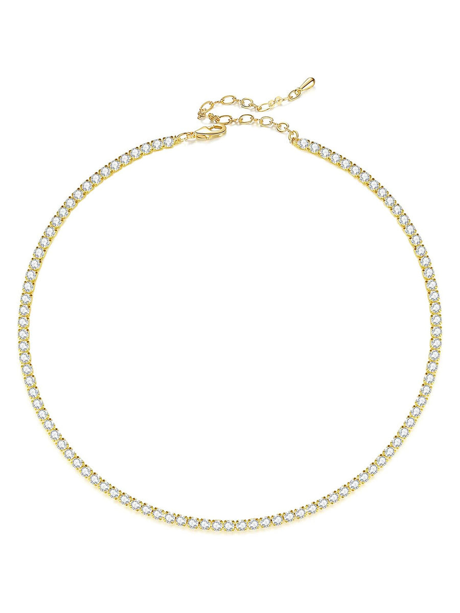 Whispers of Grace CZ Studded Necklace