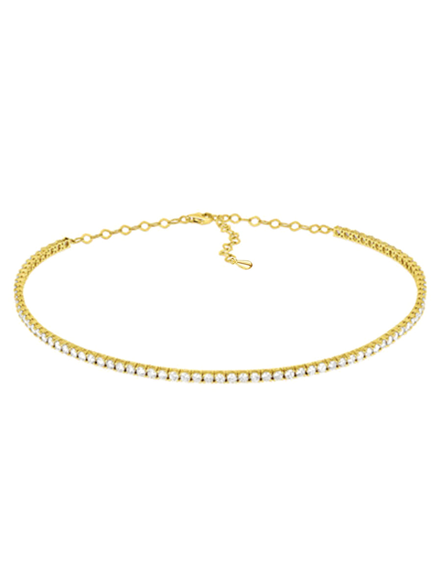 Whispers of Grace CZ Studded Necklace