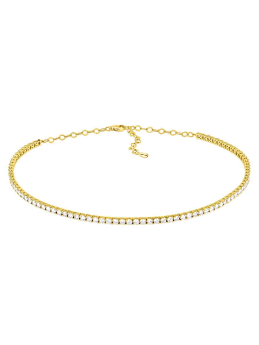 Whispers of Grace CZ Studded Necklace