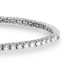 Rhodium Plated CZ Ornate Necklace