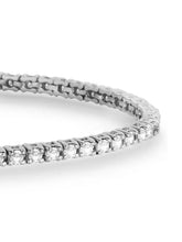 Rhodium Plated CZ Ornate Necklace