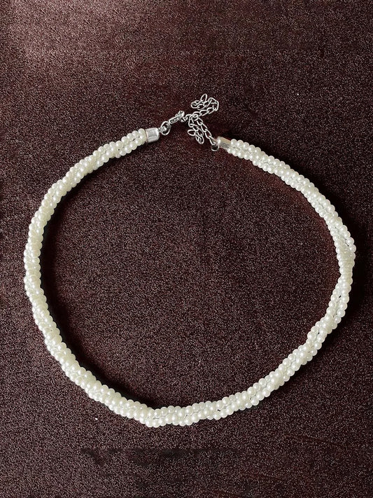 Double-Layer Pearl Necklace by Peora – Timeless Grace & Elegance