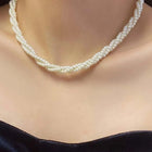 Double-Layer Pearl Necklace by Peora – Timeless Grace & Elegance