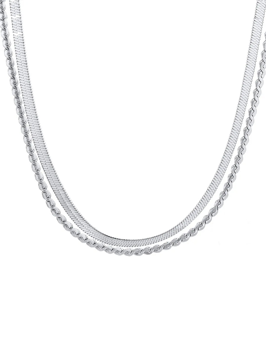 Peora Herringbone Chain for Men – Sleek & Masculine Style