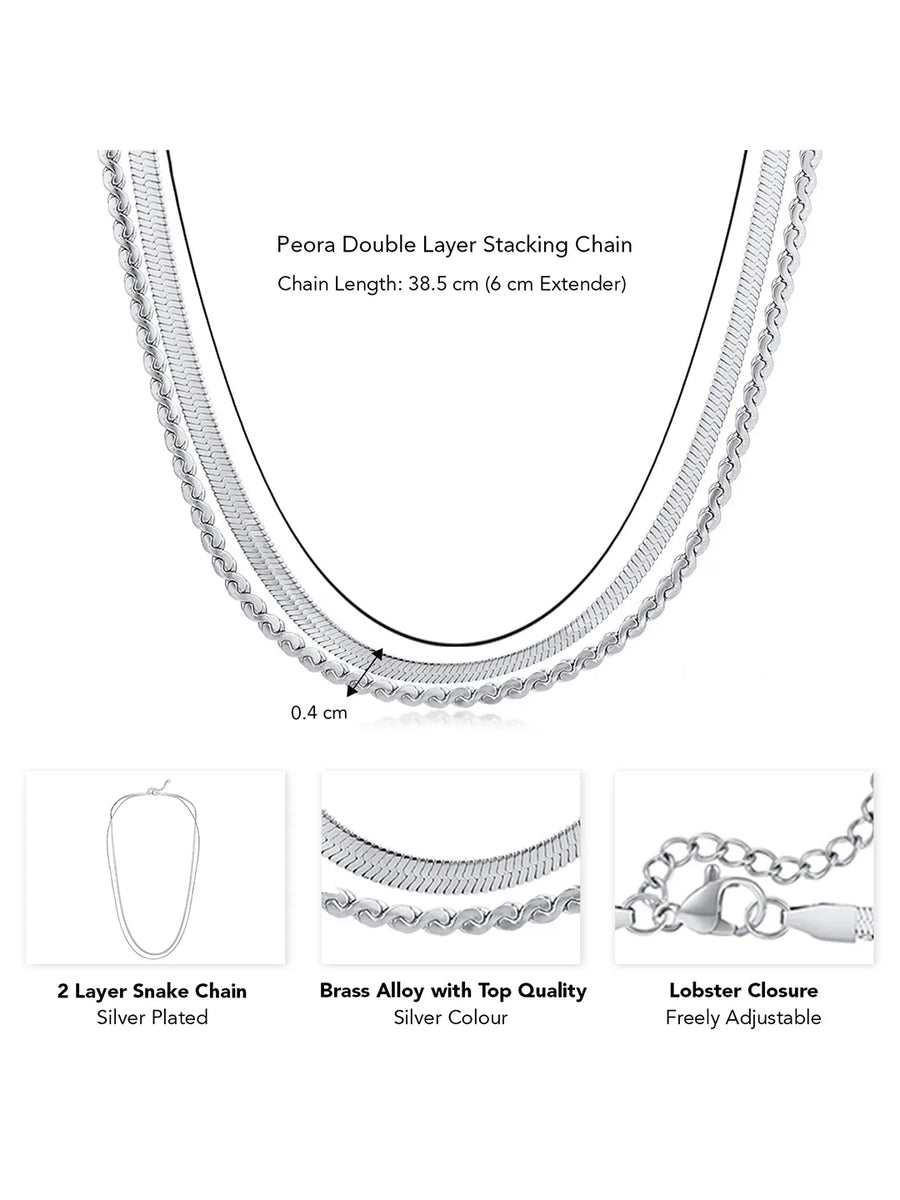 Peora Herringbone Chain for Men – Sleek & Masculine Style