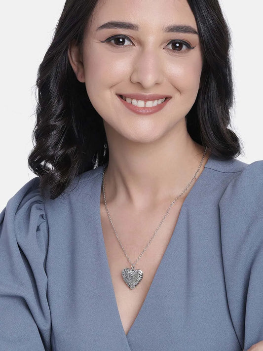 Luminous Legacy Steampunk Heart Pendant