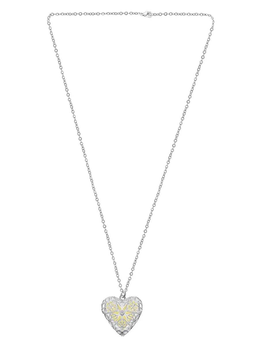 Luminous Legacy Steampunk Heart Pendant