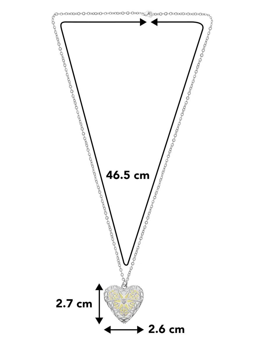Luminous Legacy Steampunk Heart Pendant