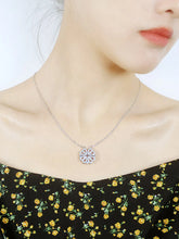 4 Heart Magnetic Clover Silver Necklace