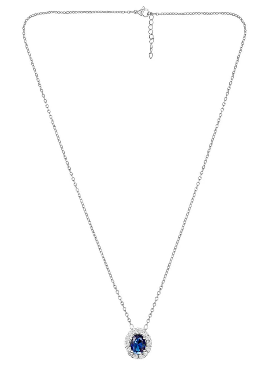 CZ Pendant Chain – Elegant CZ Fashion Jewellery by Peora

