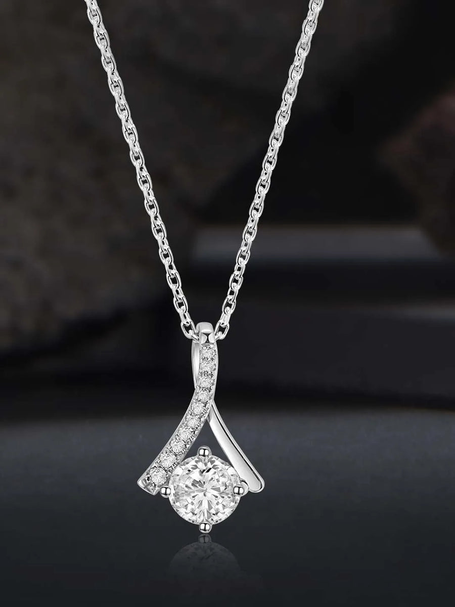 CZ Pendant Chain – Dazzling Fashion Jewellery by Peora

