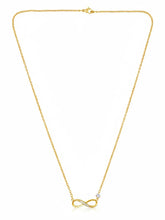 Peora CZ Minimal Infinity Pendant Necklace