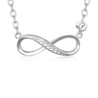 Infinite Love Rose Gold CZ Pendant Chain