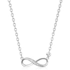 Infinite Love Rose Gold CZ Pendant Chain